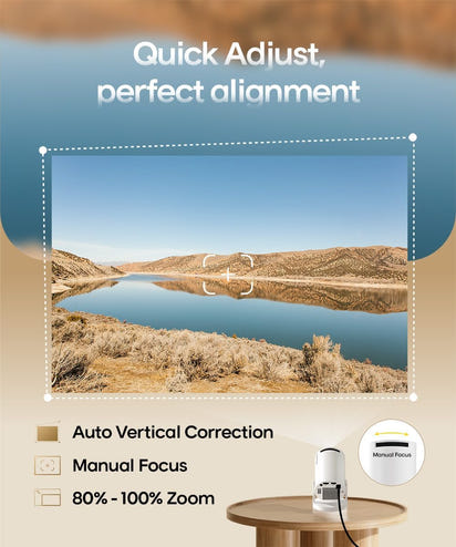 MiniGoCinema™  Portable Wired Projector