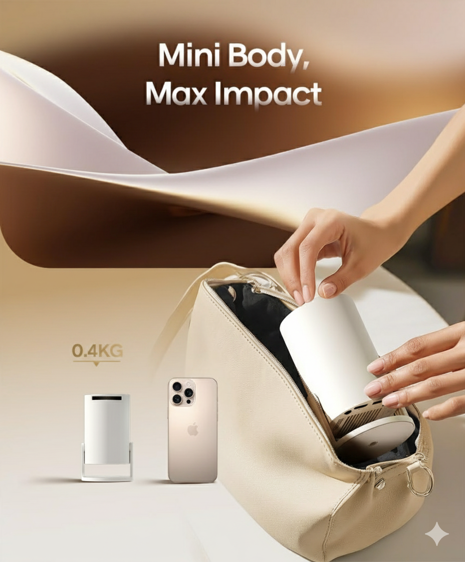 MiniGoCinema™  Portable Wired Projector